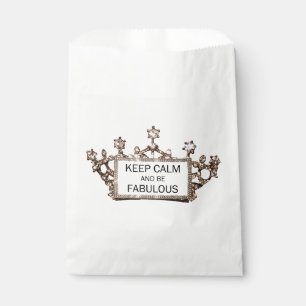 Sacolinha "Fique Calmo E Seja Fabuloso" Favor Bag