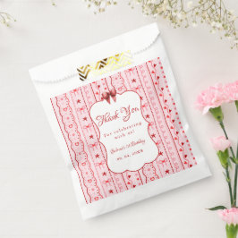 Sacolinha First Birthday valentine baby birthday party