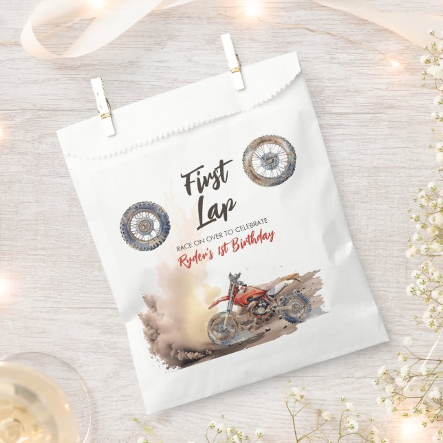 Sacolinha First Lap Little Racer 1st Birthday (Cortado)