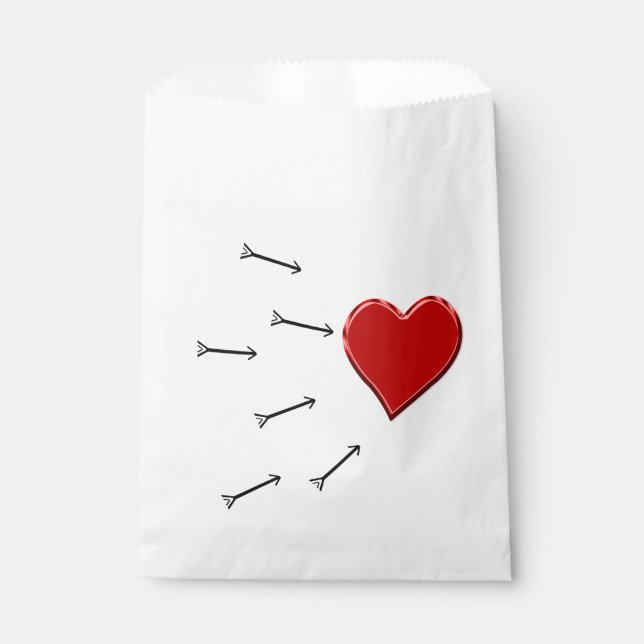 Sacolinha Flechas para o Coração (Frente)