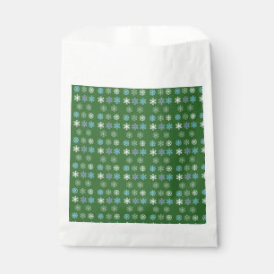 Sacolinha Floco de neve verde