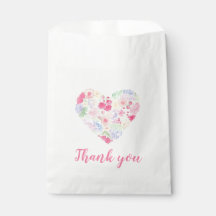 Flor Floral de Aquarela Coração