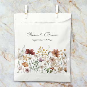 Sacolinha Floral Bonito de Aguarela Personalizado de Flor Si