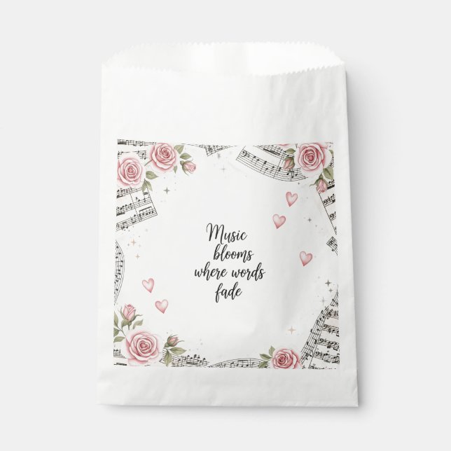 Sacolinha Floral Rhythms, by Natasha Us   (Frente)