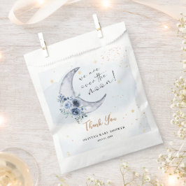 Sacolinha Floral Sobre O Chá de fraldas Da Lua