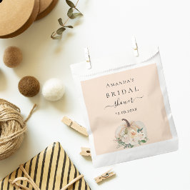 Sacolinha Flores de abóbora-chá de panela creme flores