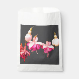 Sacolinha Flores rosa e creme