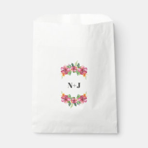 Sacolinha Flores Tropicais Aloha Flores Botânicas Casamento