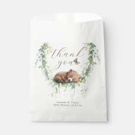 Sacolinha Floresta Florestal Chá de Bebê Verde