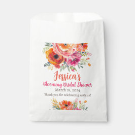 Sacolinha Florestas cor-de-laranja-rosa e chá de panela Verã