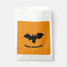 Sacolinha Flying Bat on orange favor bag