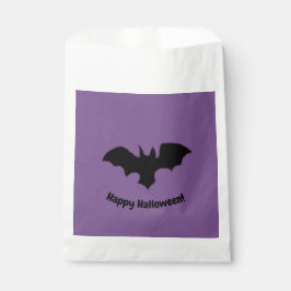 Sacolinha Flying Bat on purple favor bag