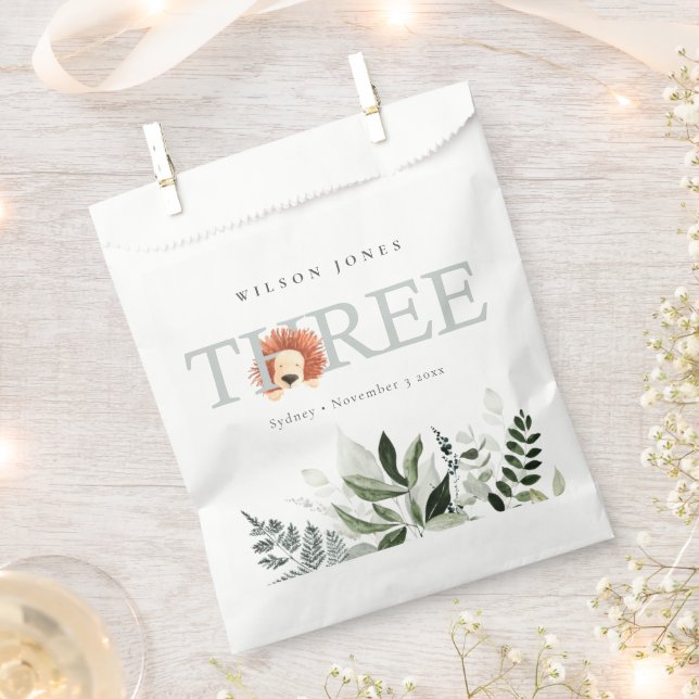 Sacolinha Folhagem de Leão de Boho Cujo 3º Chá de fraldas (Cortado)