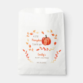 Sacolinha Folhagem de Pequeno Chá de fraldas de Abóbora Folh