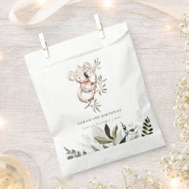 Sacolinha Folhagem Justa E Justa De Koala A Qualquer Anivers