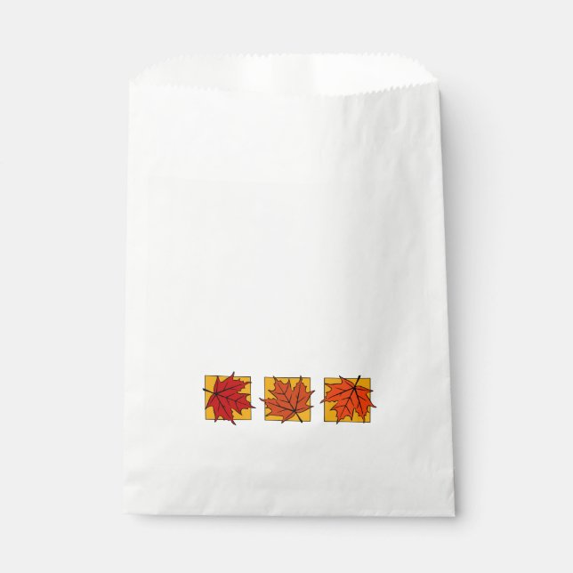 Sacolinha Folhas de outono (Frente)