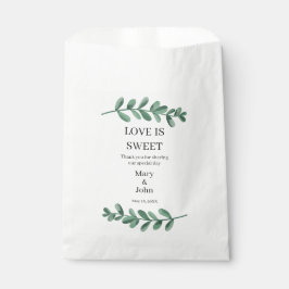 Sacolinha Folhas de Verde Clássico Elegante