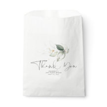 Folhas Douradas de Verdura Elegante Obrigado