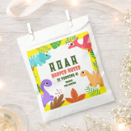 Sacolinha Fontes de Festa de aniversário temáticas do Dinoss