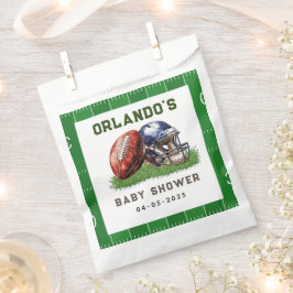 Sacolinha Football Baby Shower | A Little All Star Is On His