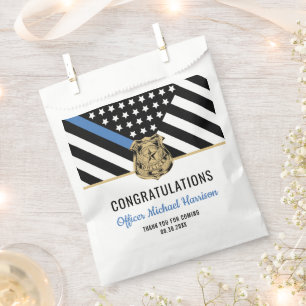 Sacolinha Formatura Linha Azul Academia de Polícia Parabéns