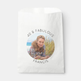 Sacolinha Foto de 40 Círculos Mínimos Modernos e Fabulosa