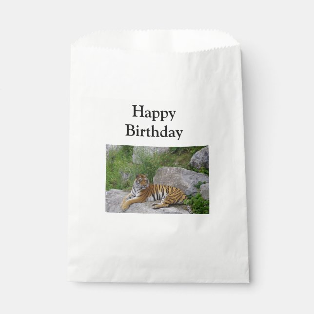 Sacolinha Foto de retrato de um tigre siberiano (Frente)