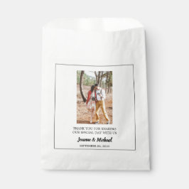 Sacolinha Foto do casal Russo Obrigado casamento