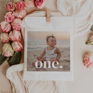 Sacolinha Foto do primeiro aniversario - um