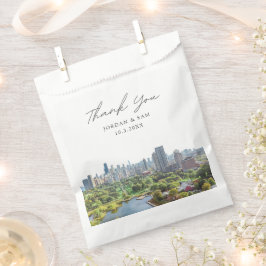 Sacolinha Foto personalizada do casamento em Chicago