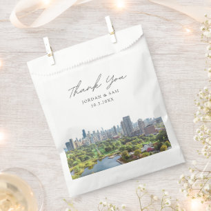 Sacolinha Foto personalizada do casamento em Chicago