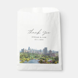 Sacolinha Foto personalizada do casamento em Chicago