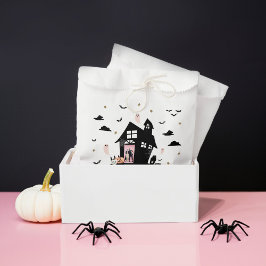 Sacolinha Foto personalizada do partido Spooky Haunted House