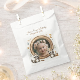 Sacolinha Foto Raccoon para Festas de aniversário para crian