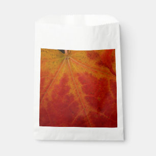 Sacolinha Fotografia do Abstrato de outono de Folha Vermelha