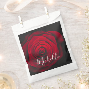 Sacolinha Fotografia personalizada da colheita da rosa verme
