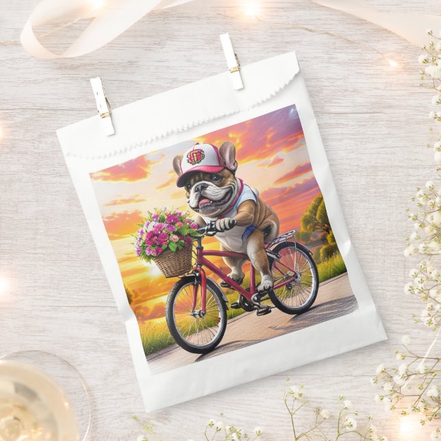 Sacolinha Französische Bulldogge Fahrrad French Bulldog (Cortado)