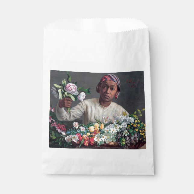 Sacolinha Frederic Bazille - Jovem Mulher com Peonias (Frente)