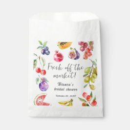 Sacolinha Fresh Off The Market Fruits Bridal Shower Welcome