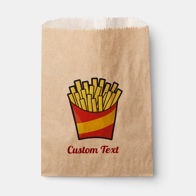 Sacolinha Fries Franceses Favor Bag (Frente)
