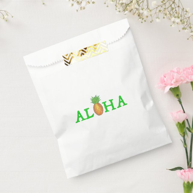 Sacolinha FRUTA de abacaxi do Havaí, Ilha Tropical ALOHA (Selado)