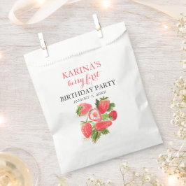 Sacolinha Fruta Strawberry primeiro aniversario Summer