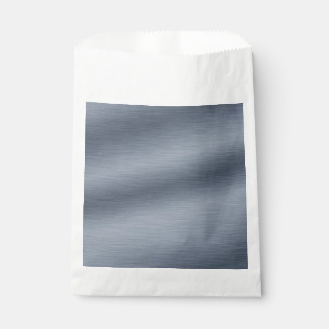 Sacolinha Fundo Elegante de Aço Escovado Falso (Frente)