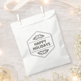 Sacolinha Fundo Personalizado de Feriados Felizes