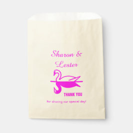 Sacolinha Fuschia Swans