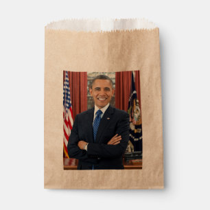 Sacolinha Gabinete Oval Oficial Retrato Presidente Obama Fav