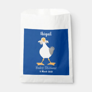 Sacolinha Gaivota engraçada com batatas fritas cartoon