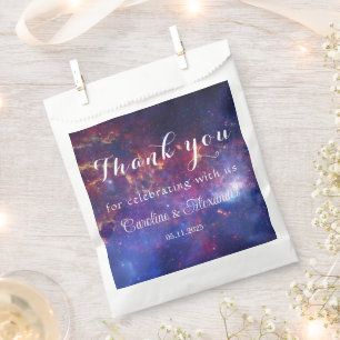 Sacolinha Galaxy Space Celestial Starry Night Wedor