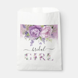 Sacolinha Garden Flowers, Chá de panela, Roxo E Rosa