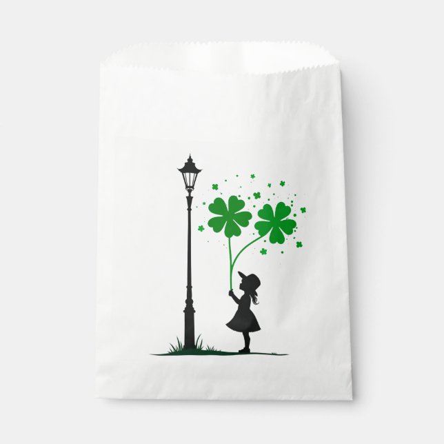 Sacolinha Garota com trevo (Frente)